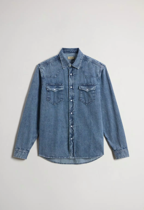 Bleached Denim Shirt